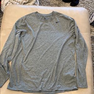 long sleeve nike dry fit tee
